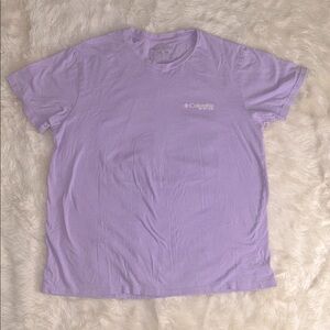 Columbia Lavender PFG Crewneck Tee